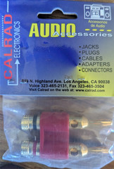 Audio Speaker cable Connector Amplifier Gold Dual Banana Male Plug Binding Posts
