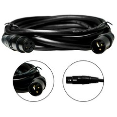 Deco Gear XLR 10′ Male to XLR Female 16AWG Gold Plated Cable Accessories