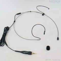 HMV77-Sony Double Earset Headset Microphone For Sony UWP UTX Wireless V1 D11 B2