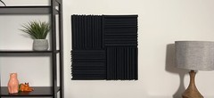 TroyStudio Acoustic Studio Absorption Foam Panel 12 X 12 X 2 inches Pack of 6