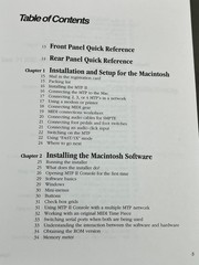 MOTU MIDI Time Piece II Manual User Guide Book Macintosh Windows Original