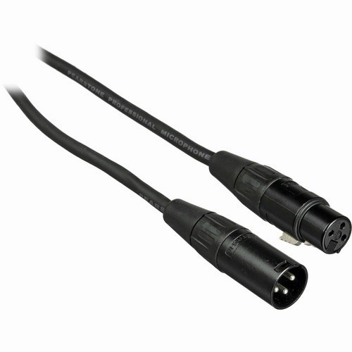 2x Pearstone PM Series XLR Male to XLR Female Professional Microphone Cable 100’