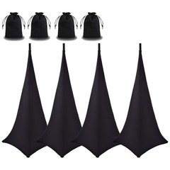 DJ Speaker Stand Cover 4 Pack, 360° Coverage