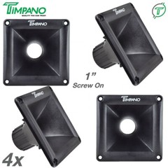4x Timpano TPT-HL11-25 1″ Exit Screw-On Horn for 1″ Compression Drivers