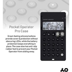 Teenage Engineering: PO-12 Rhythm Pocket Operator + Silicone Case Bundle