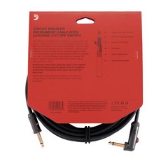 D’Addario Accessories 20′ Circuit Breaker Instrument Cable with Latching