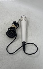 Unbranded White Handheld Vocal Wired Karaoke Microphone Not Tested