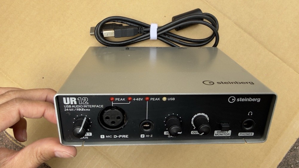 Steinberg UR12 USB Audio Interface 24-bit/192kHz w/ Mic Preamp