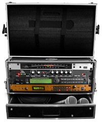 ProX XS-WM4U2DR 4U Rack Case w/ 4U Rack Drawer For 19″ Amps/Mixers/Mic Receiver