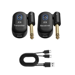 2.4GHz 108dB Guitar Wireless System for Electric Guitar Bass Violin Rechargeable