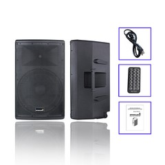 4000W PA Powered Active Bluetooth Speaker 15Inch Audio Stage Church DJ Speaker