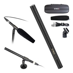 XLR Shotgun Microphone for DSLR, Camcorder, PC & Smartphone Video Recording
