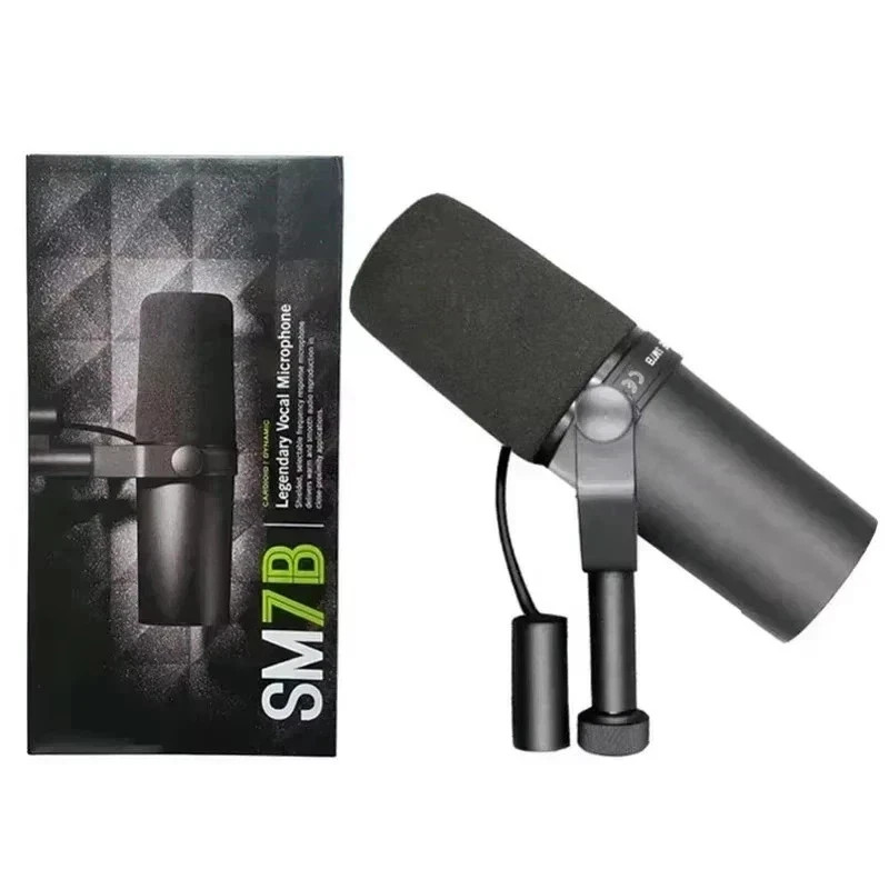 Studio Recording Dynamic Vocal Mic Cardioid Podcast Microphone Shure SM7B