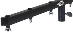 DJ Light Cross Bar Mount for Lighting Stands – 2 Pack T-bar Holder Stage PA Gear