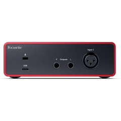 FOCUSRITE USB Audio Interface 2 in/2/out Scarlett Solo 4th Gen gen4 TI