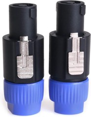 4 Pole Speakon Connectors Audio Speaker Plug Twist Lock 4 Pole Speaker Plug USA