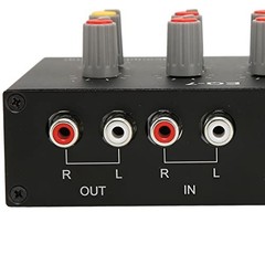 7 Band Sound Equalizer, Output Input, 12dB High Bass Adjustment, Two Channel