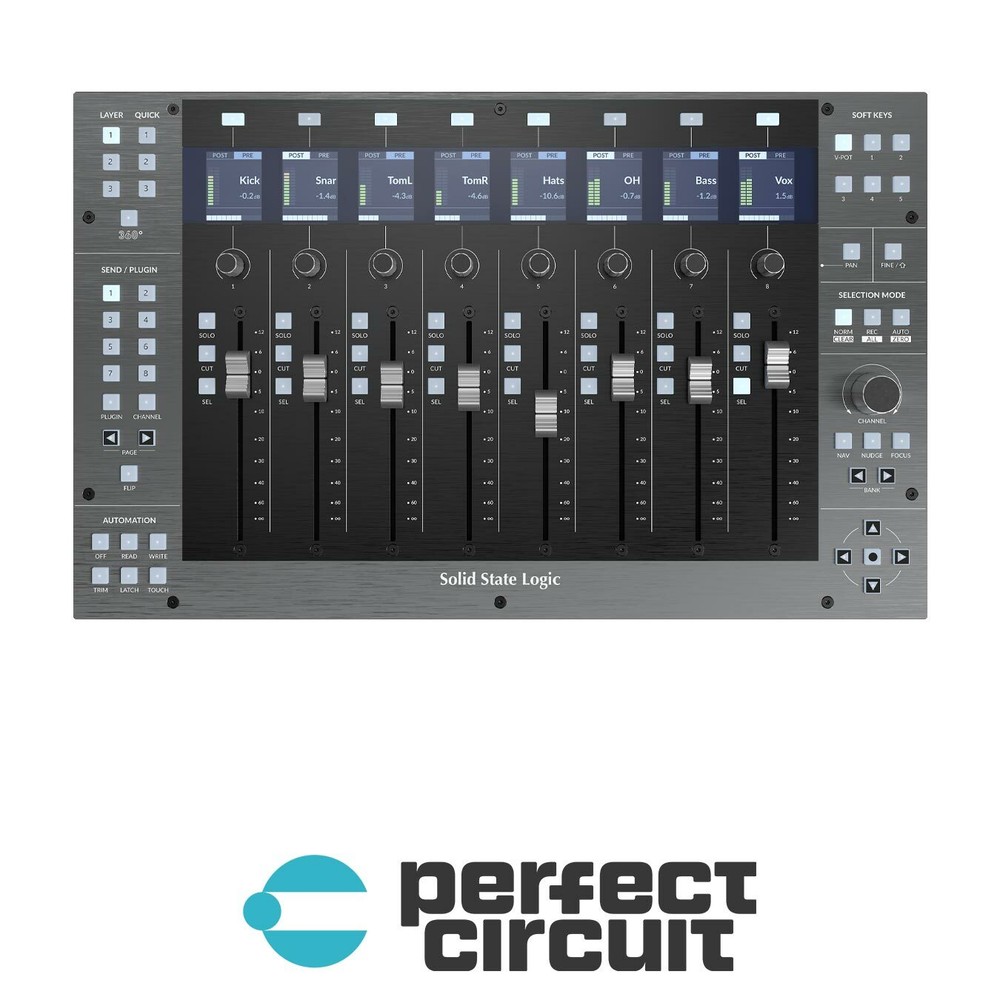 SSL UF8 Advanced DAW Control Surface PRO AUDIO – NEW – PERFECT CIRCUIT