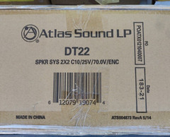 AtlasIED / Atlas Sound 2′ x 2′ Drop Tile Speaker Package – White, DT22
