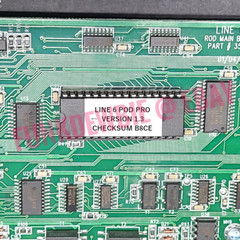 Line 6 POD Pro OS version 1.3 EPROM Upgrade KIT / Final Firmware – New ROM Chip