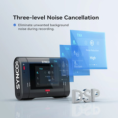 SYNCO G3 PRO Three-Channel Wireless Lavalier Microphone Video Recording TX+TX+RX
