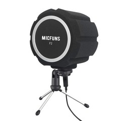 micfuns F2 Professional Microphone Windscreens Pop Filter, Acoustic Filter fo…