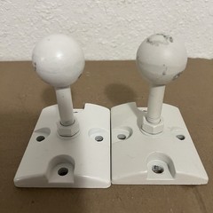 Pair Of JBL 179-00002-00 179-00002-01 Ball Mounts for Control 25 and 28 Speakers