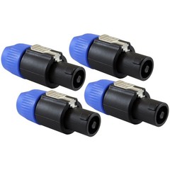 Neutrik Speakon NL4F Twist Lock 4 Pole Speaker Plug Connectors Compatible NL4F