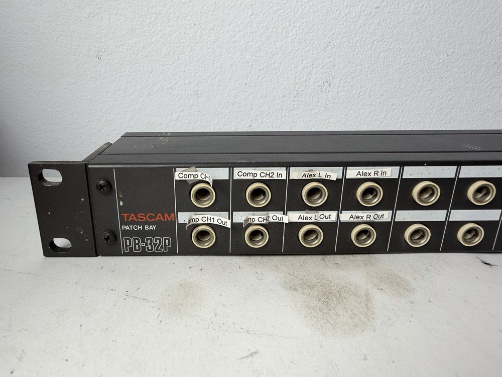 TASCAM PB-32P Rack Mount Patchbay Audio Patch Panel – Japan Free Shipping