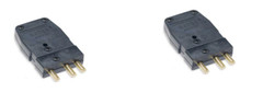 2 Bates STAGEPIN-M 20A 125V Male Stage Pin with a Set Screw Wire Connection