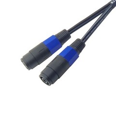 WJSTN speakon Splitter Cable 1 Female 2 Male Speaker Break Out Cable， Spe