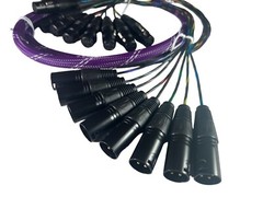 Canare Custom | 8 Channel Balanced Studio Snake Cable, HIFI XLR M/F
