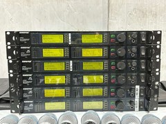 SHURE UR4D J5 578-638 MHZ MIC SYSTEM PACKAGE (#6129) (One)TRUEHEARTSOUND