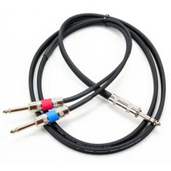 ProCo Excellines IPBQ2Q-3 1/4″ TRS Male to Dual 1/4″ TS Male Insert Cable, 3ft