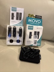 Movo Wireless Mini Duo Microphones for Camera Video Recording 2.4Ghz Transmitter