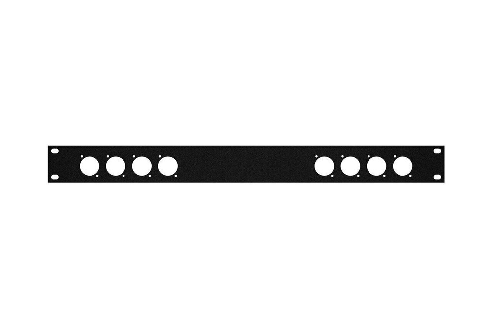 1u Space Rack Panel 4×4 Connector Holes Rack Mountable Panel Plate