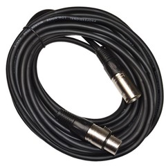 25ft HQRP 3-pin XLR M to XLR F Cable for Behringer ECM8000, C-1, C-2 Microphones
