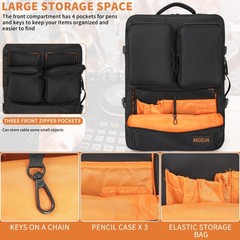 DJ Mixer Travel Backpack 15″x9.8″x21.6″ For Controller DJ Multi-Pockets With …