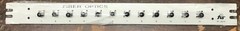 Fiberoptics 1U FIS 12 Ch Patch/Rack Panel FI-2075 with FC-FC bulkheads installed