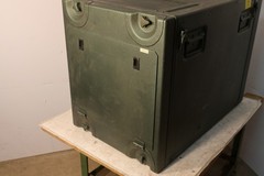 Aluminum EDAK MILEX 12U 19×19 Rack Mount Case With Accessory Door in 1 Lid