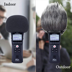 Zoom H1n Recorder Foam & Furry Indoor/outdoor Windscreen Muf