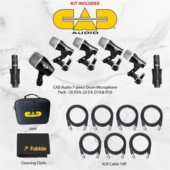 CAD Audio Stage7 7-Piece Drum Microphone Pack Bundle