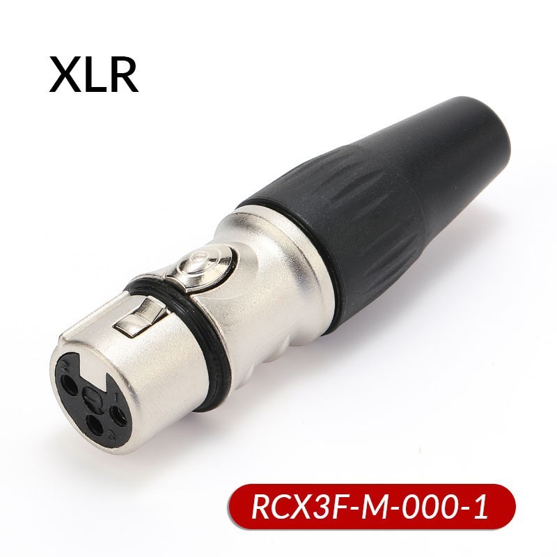 XLR Cannon Microphone Audio Connector Balanced Plug 3Pin Male Female Plug Socket