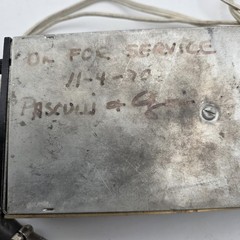 1970 Langevin 10067 Passive Filter | CBS Studios NYC Provenance | Signed Service