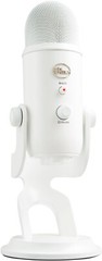 NEW Blue Yeti USB Microphone for Streaming Gaming on PC & Mac White + Pop Filter
