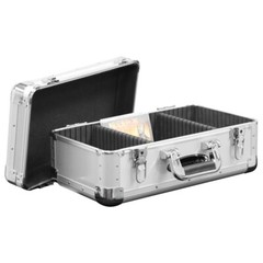 Odyssey KCD200SIL Silver KROM Holds Roughly 200 CDs Travel Case