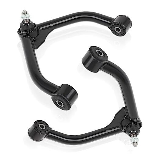 (Pair) 2-4″ Front Upper Control Arms Adjustable Suspension Kit Compatible