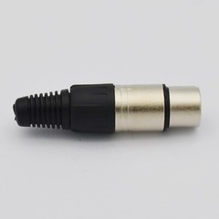 XLR Connector End – Female 3 Pin Microphone Plug for Audio and Video Equipment
