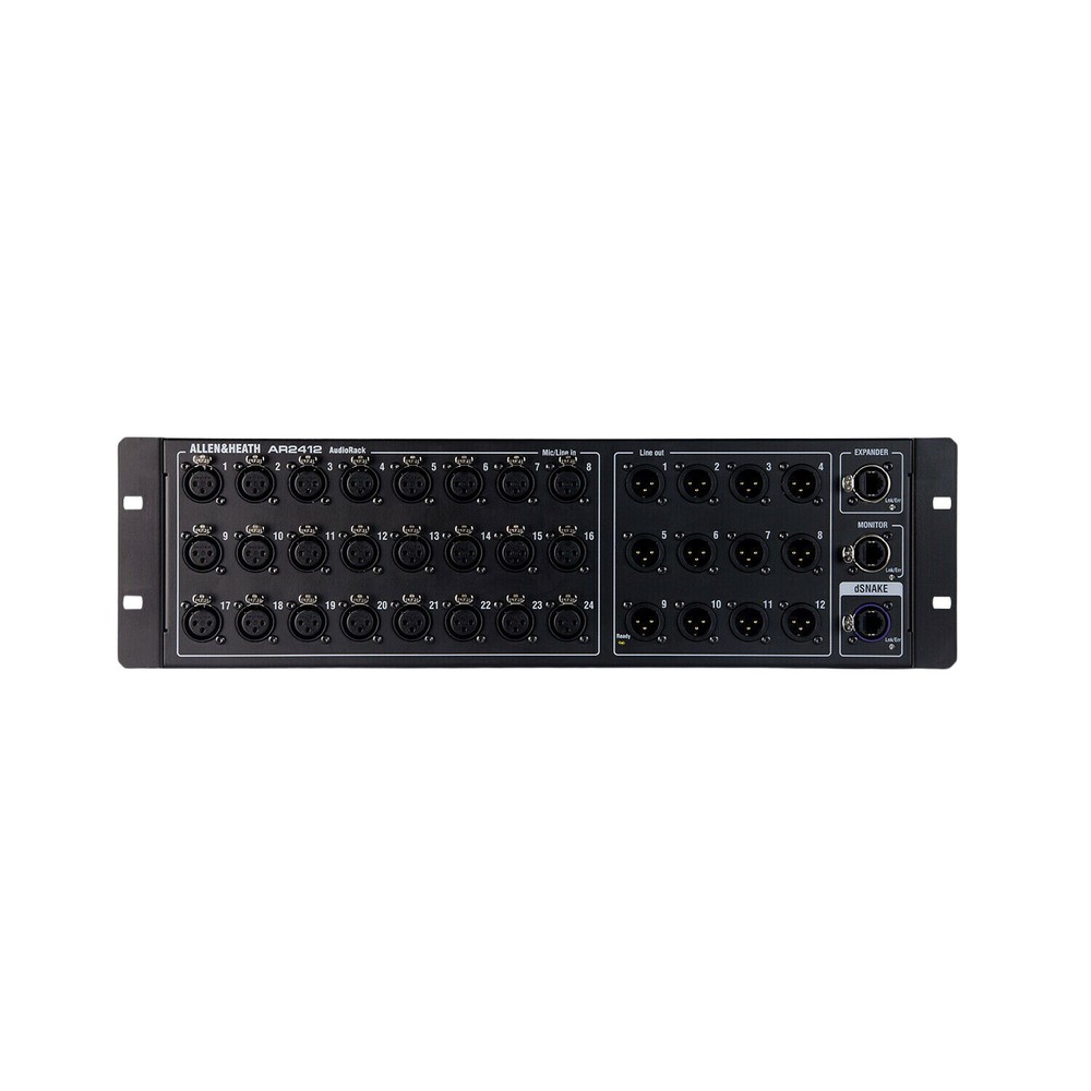 Allen & Heath AH-AR2-2412-BLK Main Remote Stage Rack – Black