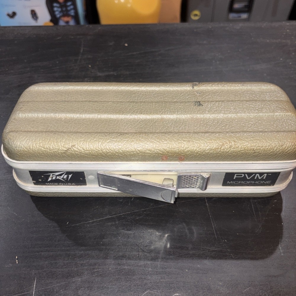 Vintage Peavey Microphone Hard Shell Protective Case